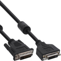 InLine® DVI-D Verlängerung, Dual Link 24+1...