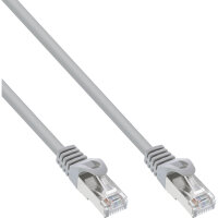 InLine® Patchkabel, SF/UTP, Cat.5e, grau, 25m