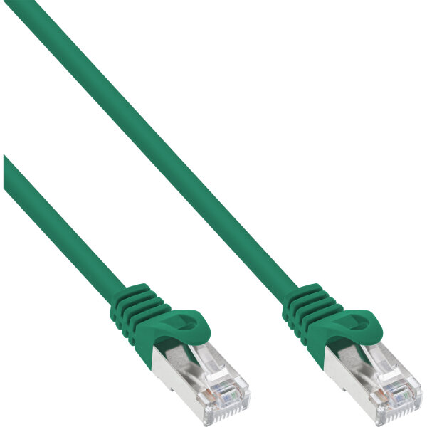 InLine® Patchkabel, SF/UTP, Cat.5e, grün, 20m