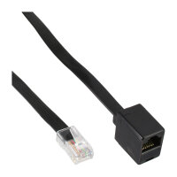 InLine® ISDN-Verlängerung, RJ45 (8P8C) Stecker / Buchse, 10m