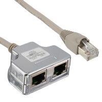 InLine® Cat.5e T-Adapter (Port-Doppler), RJ45 Stecker...