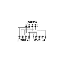 InLine® Cat.5e T-Adapter (Port-Doppler), RJ45 Stecker...