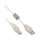 InLine® USB 2.0 Kabel, A an B, transparent, mit Ferritkern, 2m