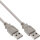 InLine® USB 2.0 Kabel, A an A, beige, 3m