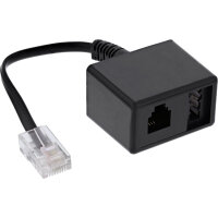 InLine® TAE Adapterkabel RJ45 Stecker auf TAE-N &...