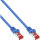 InLine® Patchkabel, S/FTP (PiMf), Cat.6, 250MHz, PVC, Kupfer, blau, 3m