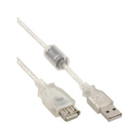 InLine® USB 2.0 Verlängerung, USB-A Stecker /...