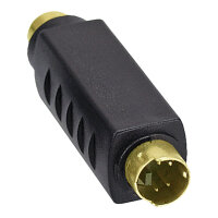 InLine® S-VHS Adapter aktiv, 4pol Mini DIN Stecker an...