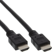 InLine® HDMI Kabel, HDMI-High Speed, Stecker / Stecker, schwarz, 2m