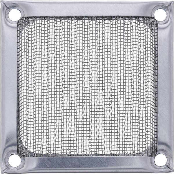 InLine® Lüftergitter, Aluminium Filter, 60x60mm