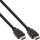 InLine® HDMI Kabel, HDMI-High Speed, Stecker / Stecker, verg. Kontakte, schwarz, 2m