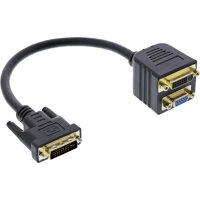 InLine® DVI-I Adapterkabel, DVI-I Stecker auf...