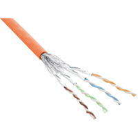 InLine® Patchkabel Cat.6 S/FTP (PiMf), orange, AWG27,...