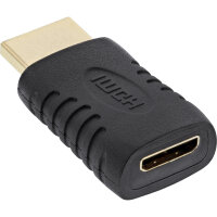 InLine® HDMI Adapter, HDMI A Stecker auf Mini HDMI C...