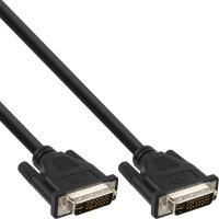 InLine® DVI-I Kabel, digital/analog, 24+5 Stecker /...