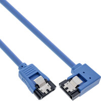 InLine® SATA 6Gb/s Anschlusskabel rund, abgewinkelt...