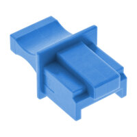 InLine® Staubschutz, für RJ45 Buchse, Farbe: blau, 10er Blister