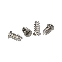 InLine® Lüfterschrauben, 5,0x10,0mm, vernickelt,...