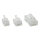 InLine® Modularstecker, 8P8C RJ45 zum Crimpen auf Flachkabel (ISDN), 100er Pack