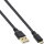 InLine® Micro-USB 2.0 Flachkabel, USB-A Stecker an Micro-B Stecker, 1m