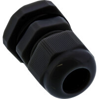 InLine® Kabeldurchführung PG 13.5 Nylon IP68 6-12mm, schwarz, 10 Stück