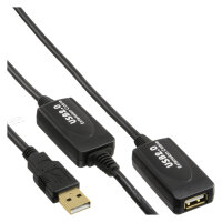 InLine® USB 2.0 Aktiv-Verlängerung, mit...