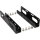 InLine® HDD/SSD Einbauschienen, 6,35cm (2,5") zu 8,89cm (3,5"), nur Rahmen und Schrauben, schwarz