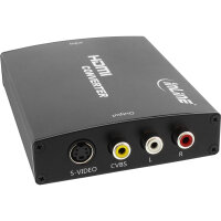 InLine® Konverter HDMI zu Composite/S-Video, mit...