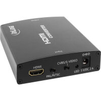 InLine® Konverter HDMI zu Composite/S-Video, mit...