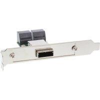 InLine® SAS Slotblech PCI + 50p Centr., ext. SFF-8088...