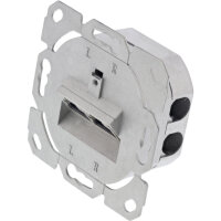 InLine® Cat.6A Anschlussdose, AP/UP 2x RJ45 Buchse, RAL9010, weiß, waagrecht