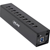 InLine® USB 3.2 Gen.1 Hub, 10 Port,...