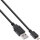 InLine® Micro-USB 2.0 Kabel, Schnellladekabel, USB-A Stecker an Micro-B Stecker, schwarz, 2m