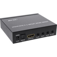 InLine® Extraktor/Signaltrenner, Eingang 4K2K HDMI zu...