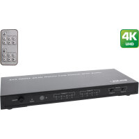 InLine® HDMI Matrix Switch / Umschalter, 4K2K, 4...