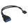 InLine® USB 2.0 zu 3.0 Adapterkabel intern, USB 2.0 Mainboard auf USB 3.0 intern, 0,3m