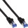 InLine® Patchkabel flach, U/FTP, Cat.6A, schwarz, 1m