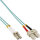 InLine® LWL Duplex Kabel, LC/SC, 50/125µm, OM3, 25m