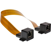 InLine® Patchkabel Fensterdurchführung, 2x RJ45...