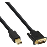 InLine® Mini DisplayPort zu DVI Kabel, Mini...