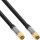 InLine® Premium SAT-Anschlusskabel, 4x geschirmt, 2x F-Stecker, >110dB, schwarz, 2m