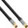 InLine® Premium Antennenkabel, 4x geschirmt, >110dB, schwarz, 3m