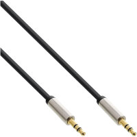 InLine® Basic Slim Audio Kabel Klinke 3,5mm ST/ST,...