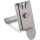 InLine® Keystone SNAP-In Metall-Modulhalter, 1-fach für Hutschiene