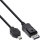 InLine® Mini DisplayPort zu DisplayPort Kabel, schwarz, 5m