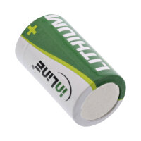 InLine® Lithium High Energy Batterie Fotobatterie, CR2, 3V 850mAh, 1er Blister