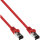 InLine® Patchkabel, S/FTP (PiMf), Cat.8.1, 2000MHz, halogenfrei, Kupfer, rot, 15m