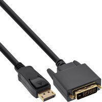 25er Bulk-Pack InLine® DisplayPort zu DVI Konverter...