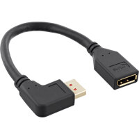 InLine® DisplayPort 1.4 Adapterkabel ST/BU, 8K4K,...