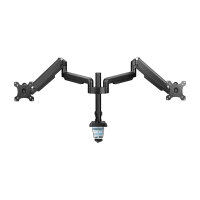 InLine® Tischhalterung mit Lifter, beweglich, für zwei Monitore bis 82cm (32"), max. 9kg